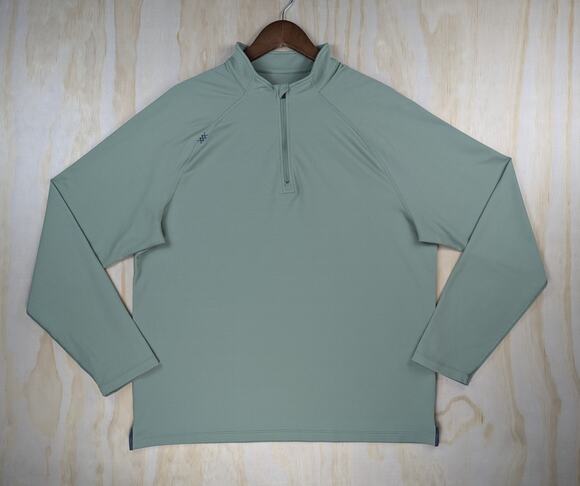 RHONE Other - Rhone Men's Large 1/4 Zip Pullover Sage Green Nylon Stretch Performance